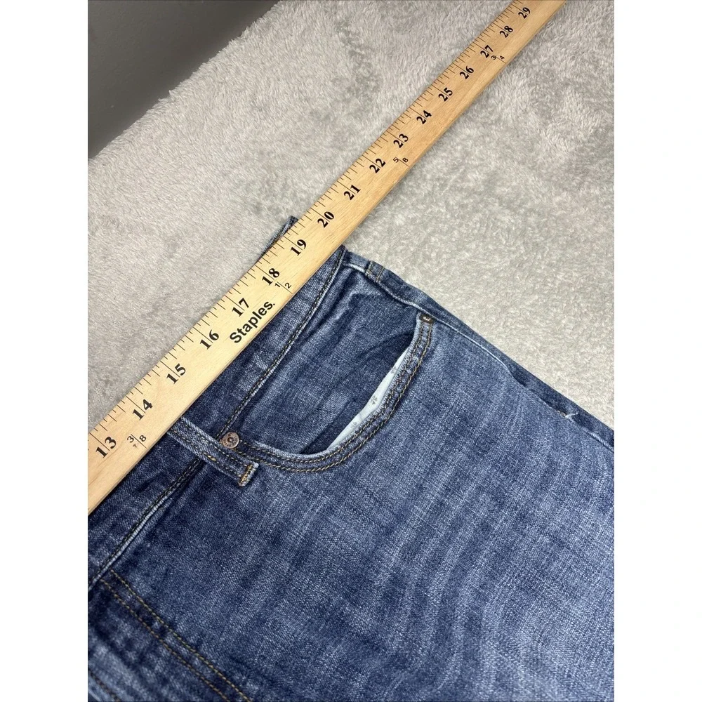 Lucky Brand 221 Original Straight Jeans Mens 40x30 Blue Denim Medium Wash